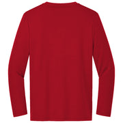 Sport-Tek® Youth Long Sleeve PosiCharge® Competitor™ Tee - True Red - Flat Back