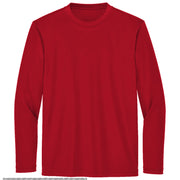 Sport-Tek® Youth Long Sleeve PosiCharge® Competitor™ Tee - True Red - Flat Front
