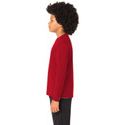 Sport-Tek® Youth Long Sleeve PosiCharge® Competitor™ Tee - True Red - Model Left