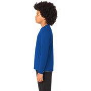 Sport-Tek® Youth Long Sleeve PosiCharge® Competitor™ Tee - True Royal - Model Left