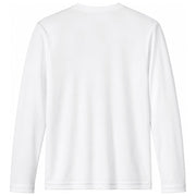Sport-Tek® Youth Long Sleeve PosiCharge® Competitor™ Tee - White - Flat Back