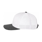 YP Classics 6606 family - White Front - White / Dark Heather / Dark Heather / White - LeftEar