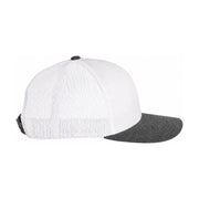 YP Classics 6606 family - White Front - White / Dark Heather / Dark Heather / White - RightEar